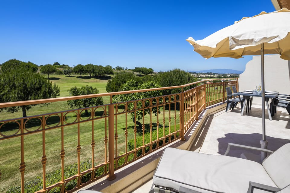 View from terrace on golf course