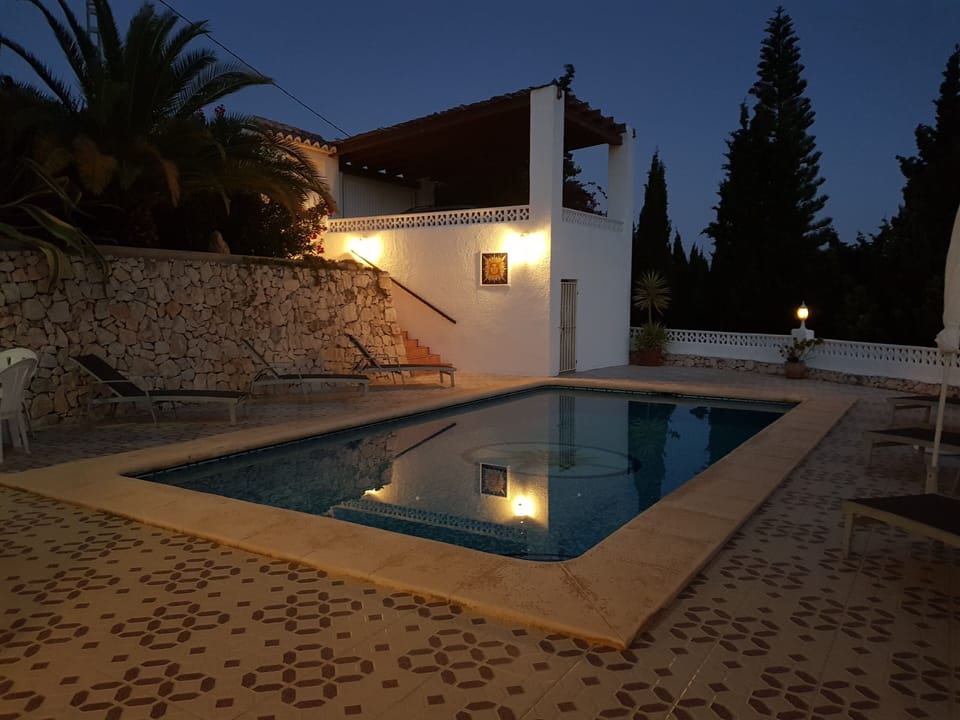 Totally secluded Pool Terrace has sun all day long