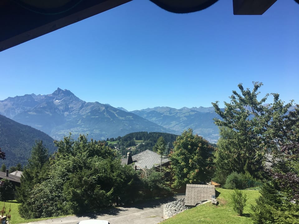 View from the Master Bedroom balcony in summer