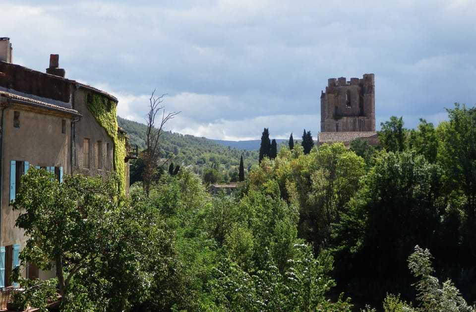 The beautiful village of Lagrasse - one hour away in the heart of the Corbières