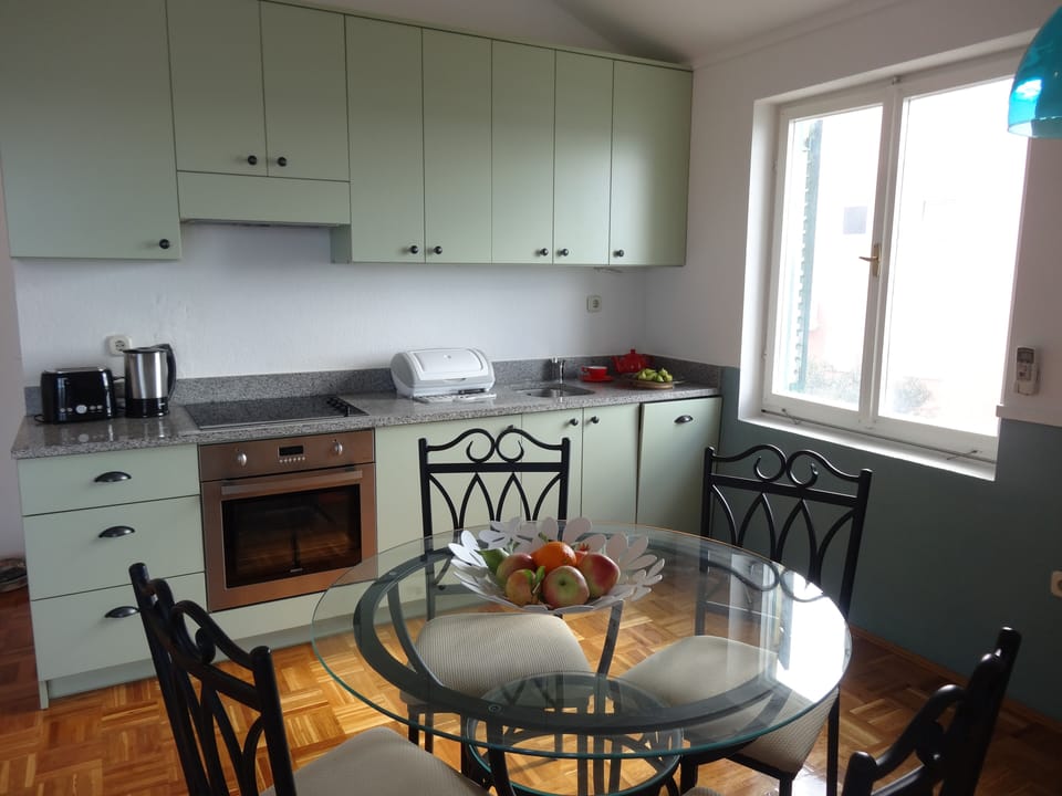 Open plan kitchen.