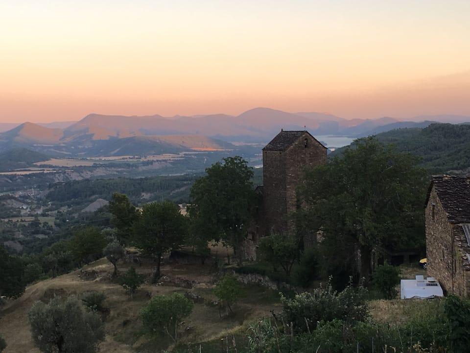 Sunset from San Vicente de Labuerda, Sobrarbe