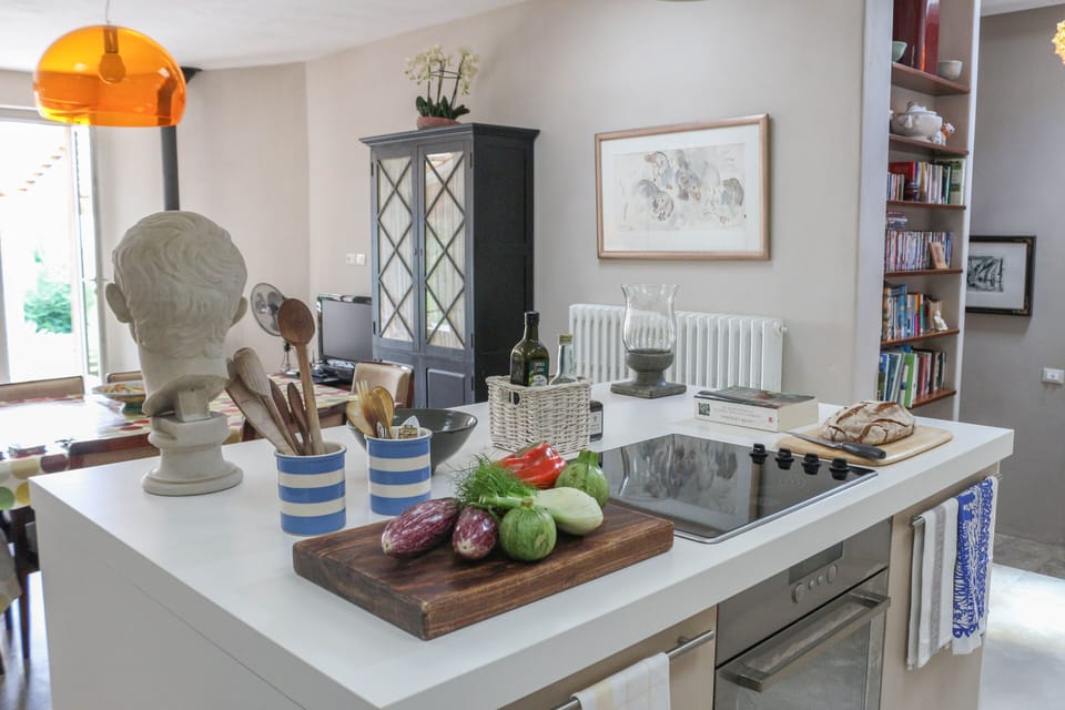 Cooking is a joy in the very well equipped kitchen