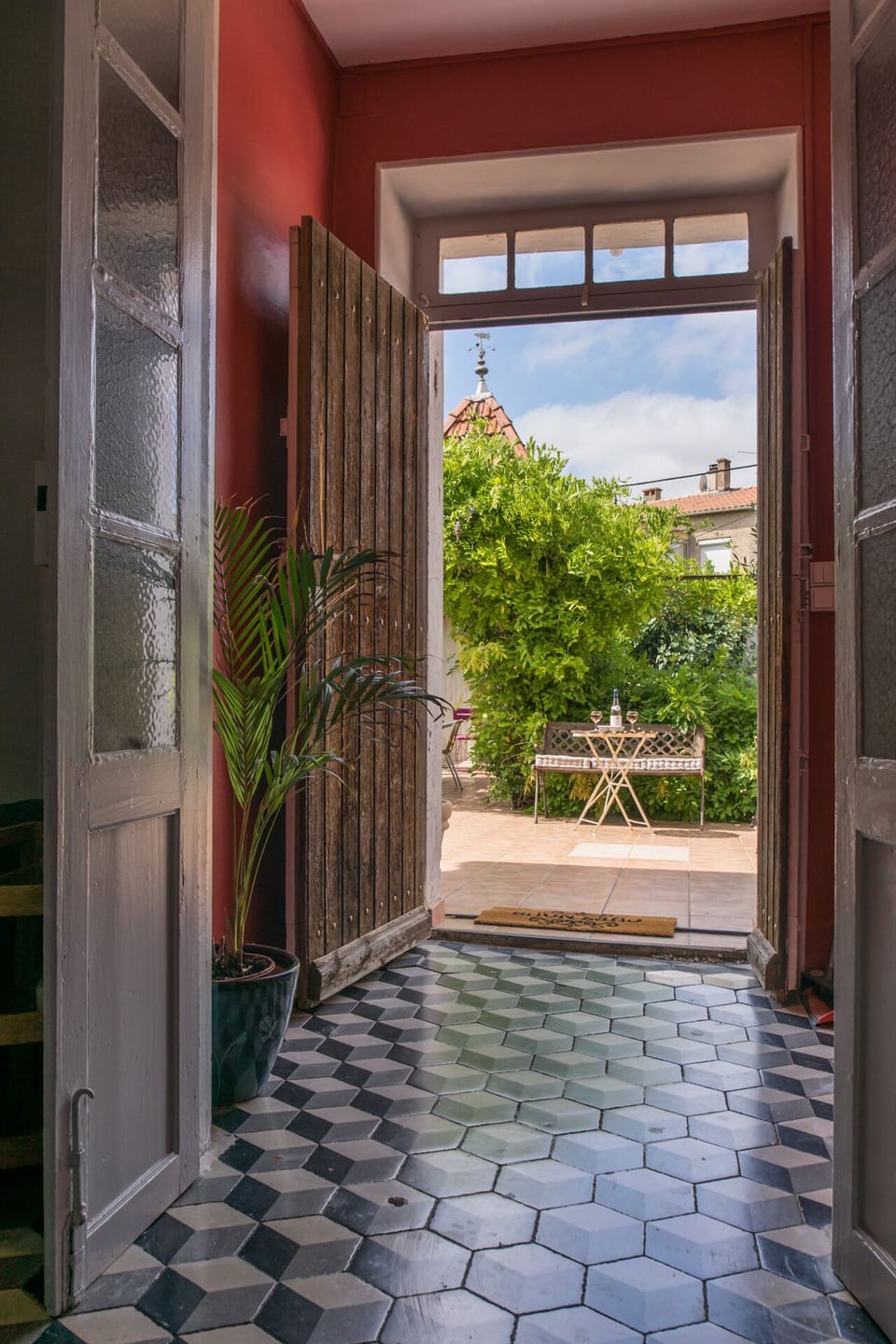 Hallway on to terrace