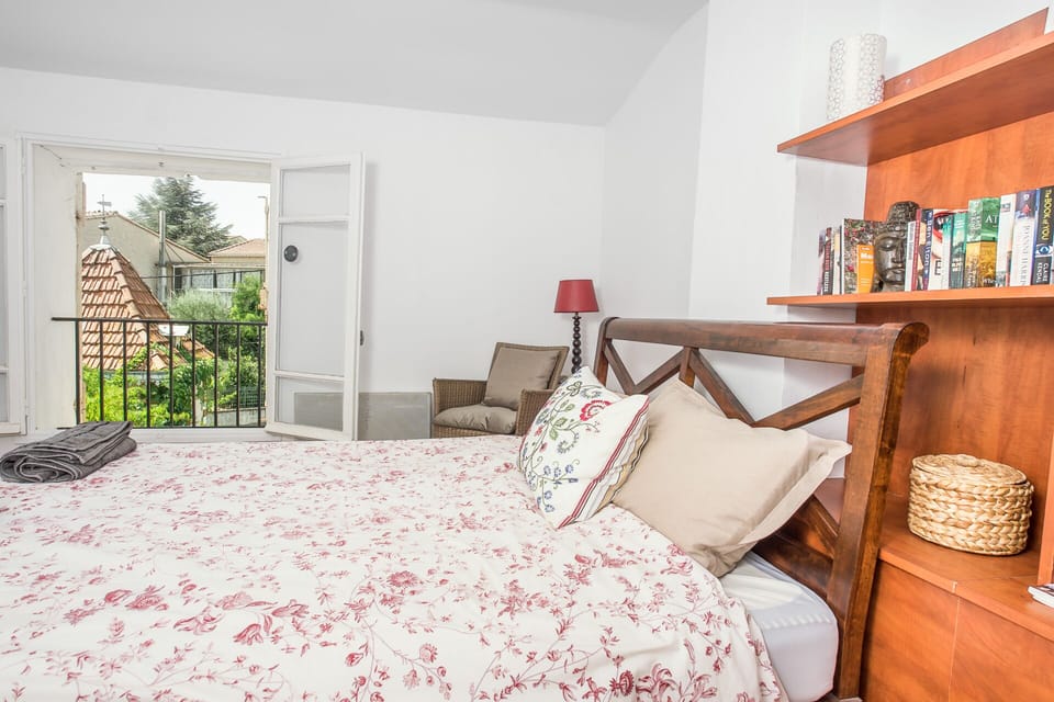 Bedroom with view of terrace