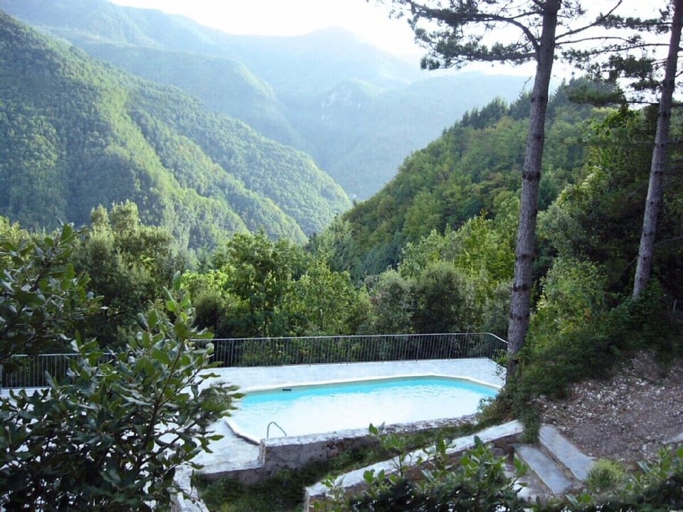 Pool from car park