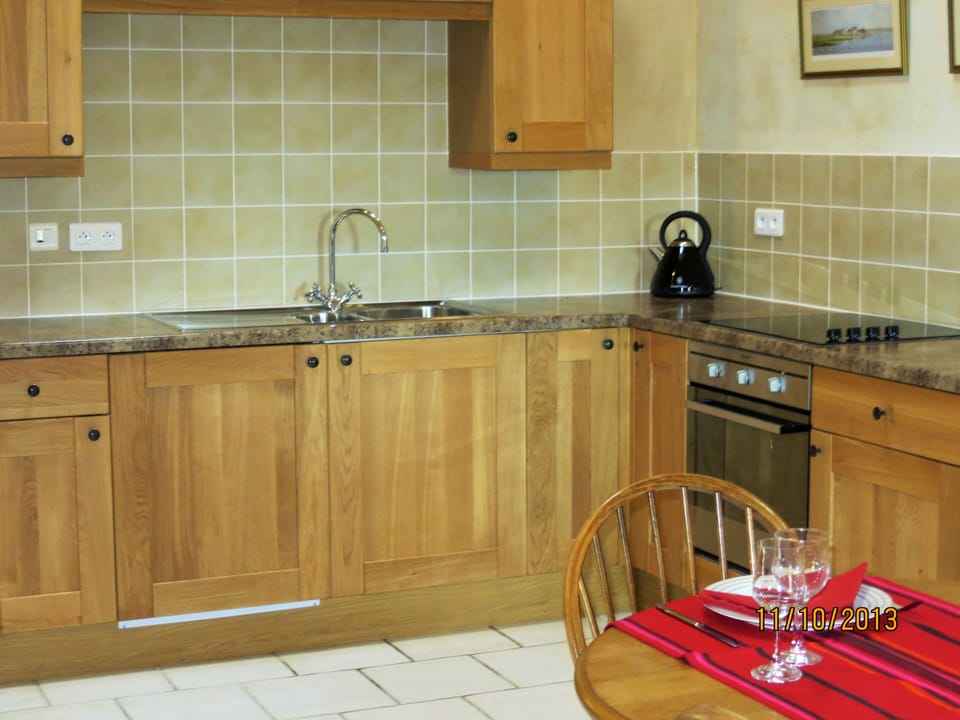 Kitchen diner - new oak kitchen