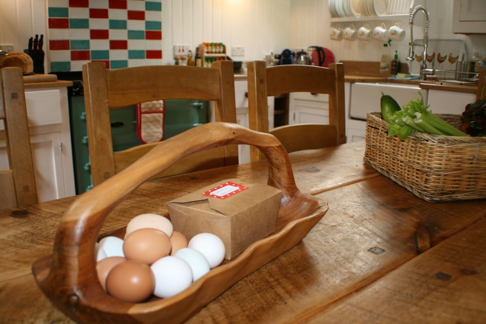 Fresh Eggs from our own Chickens and Ducks and our legendary Home-Made Brownies!