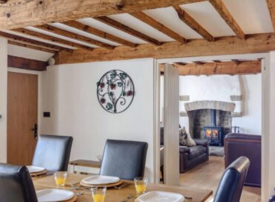 Dining room onto the living room