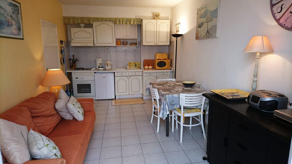 Main Lounge, with Sofa Bed & Kitchenette