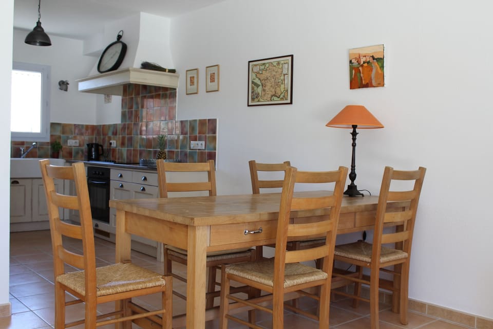 Indoor dining area