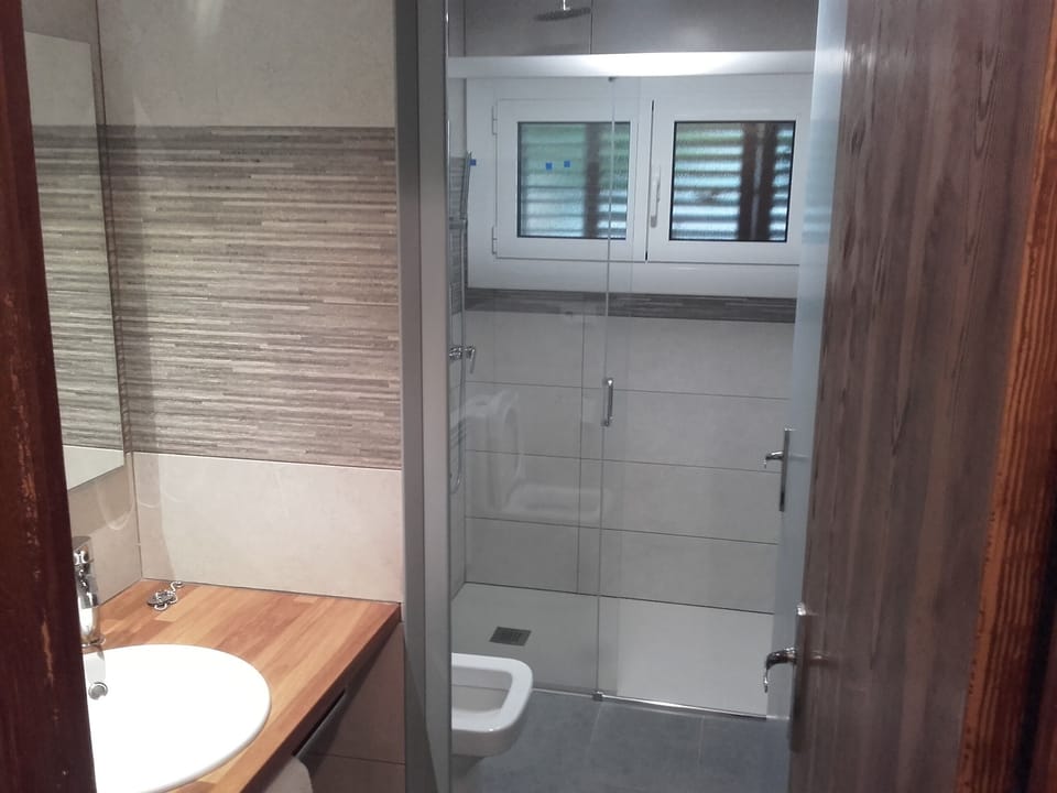 Toilet and shower