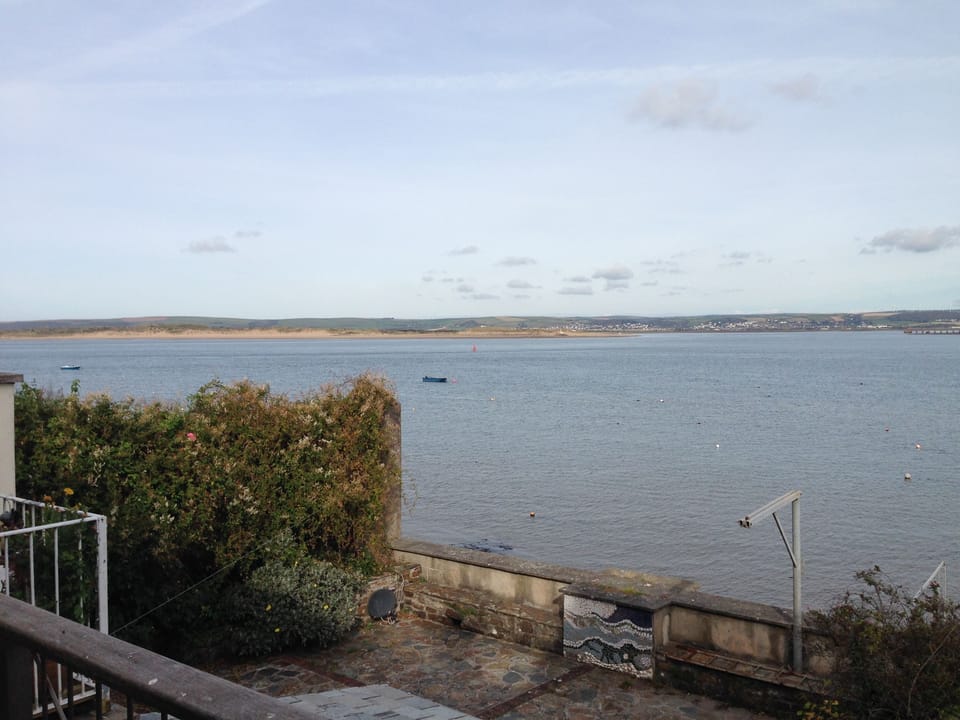 View (across to Braunton Sands, across the neighbour's courtyard)