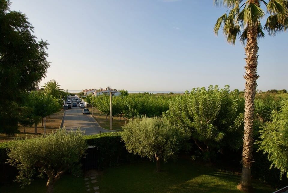 View towards the sea from the balcony