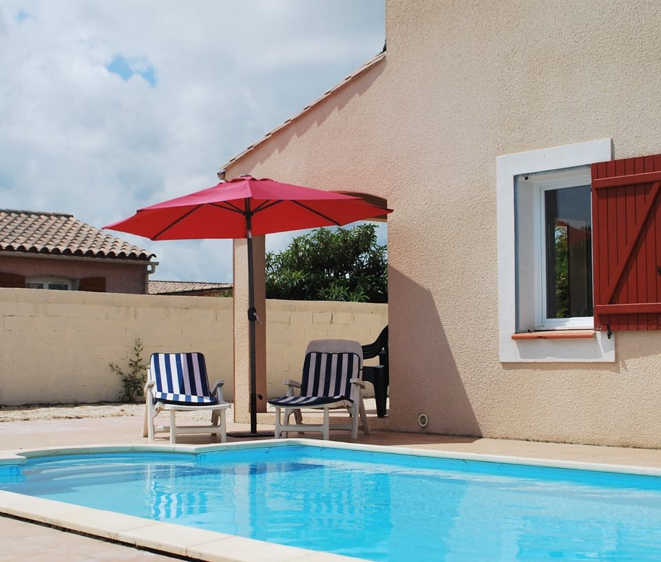 Relax by the pool.