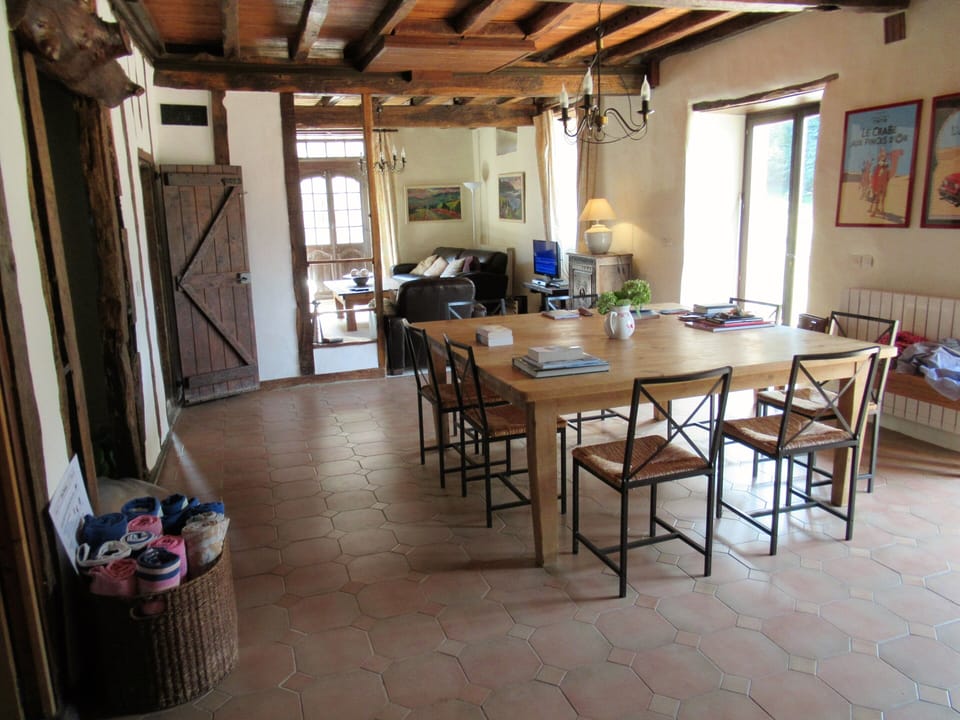 The large dining room