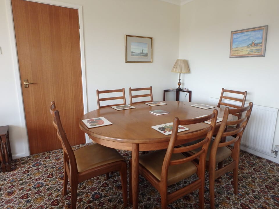 The Dining Area with extendable table