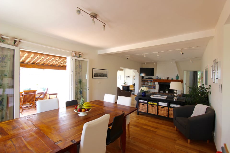 Open plan living area