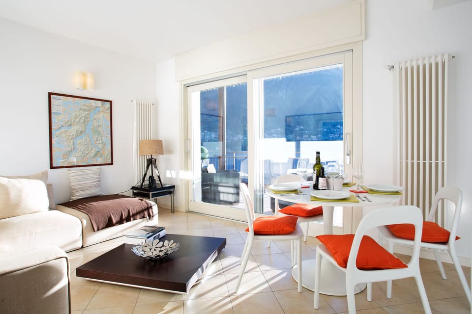 Stylish Law View Garden Apartment, Laglio offers contemporary lake view living.