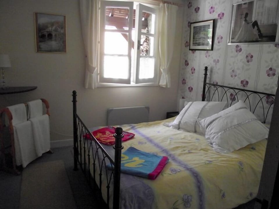 The bedroom.