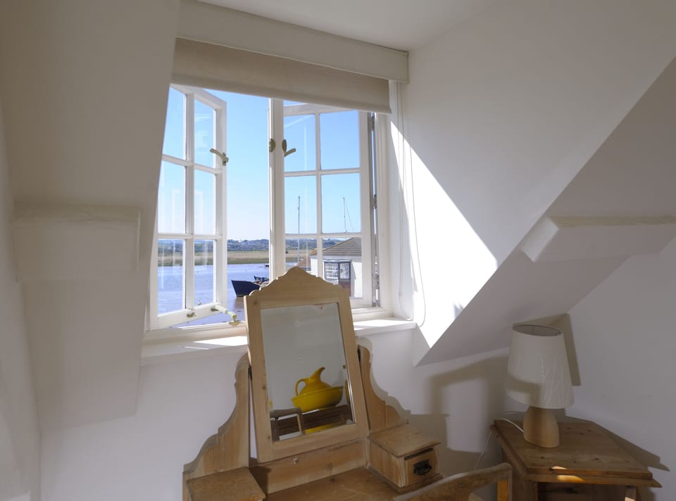 View of estuary from twin bedroom window