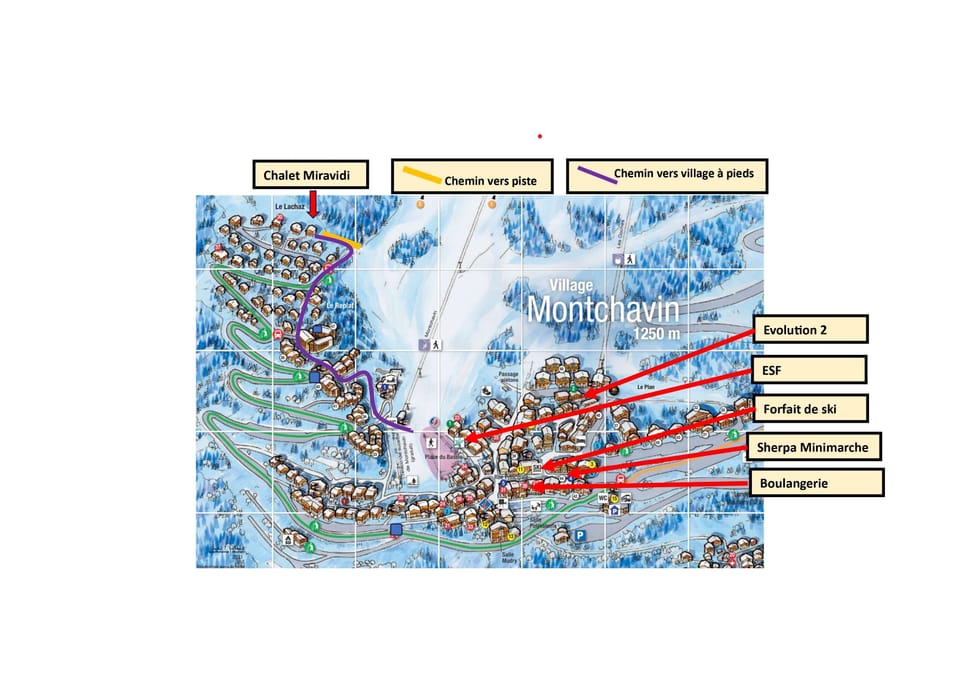 Map of Montchavin