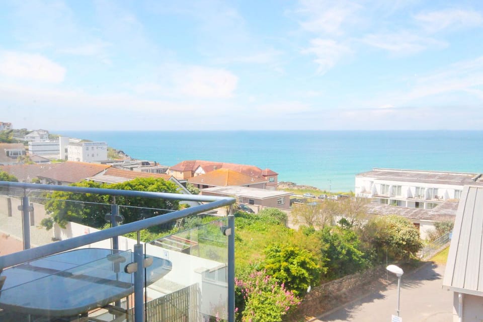 Balcony with views and outdoor seating