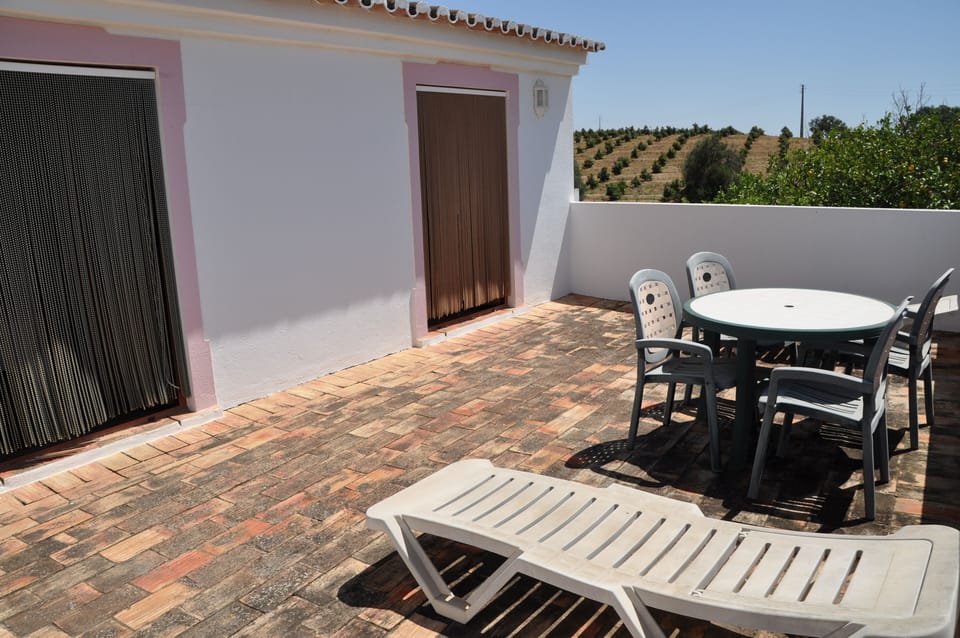 Sun terrace shared by two upstairs bedrooms