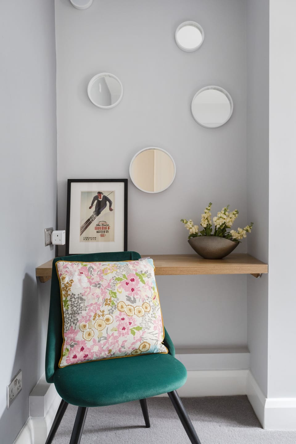 Desk area, in 2nd bedroom