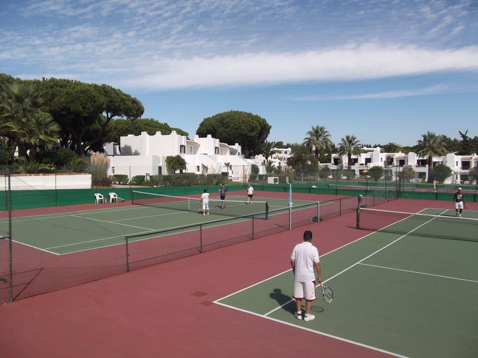 View of the tennis courts