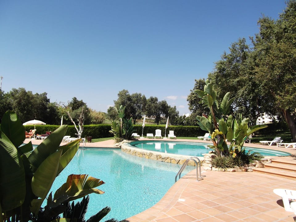 View of the golf course pool