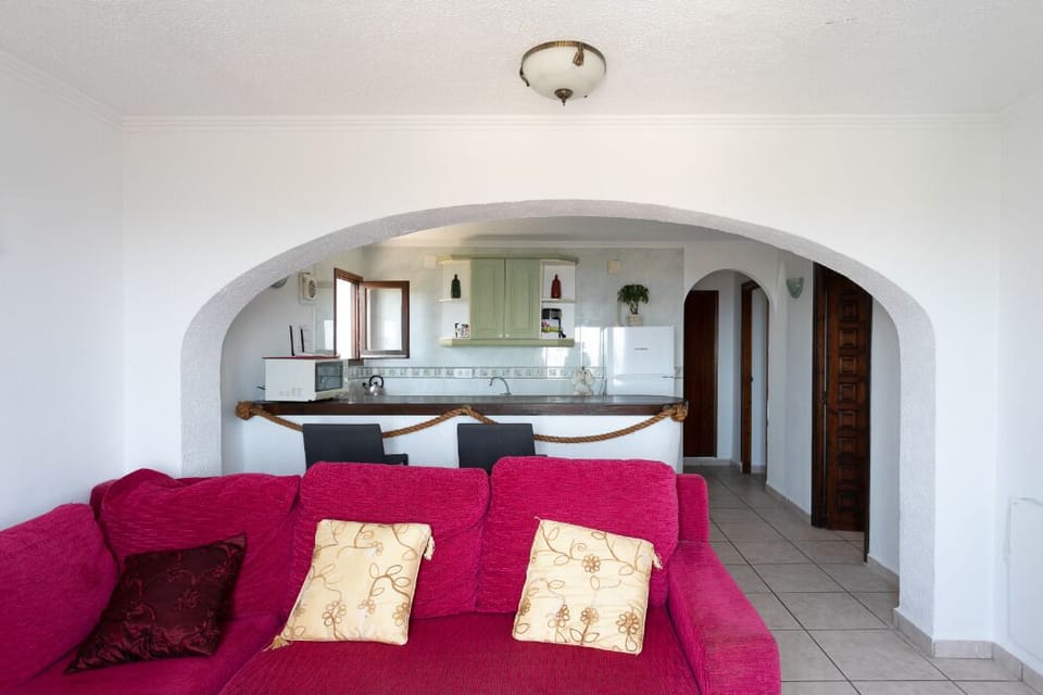 Living room and kitchen