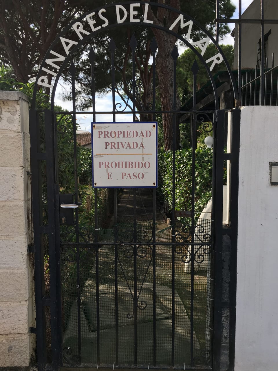 Entrance to Gated Community