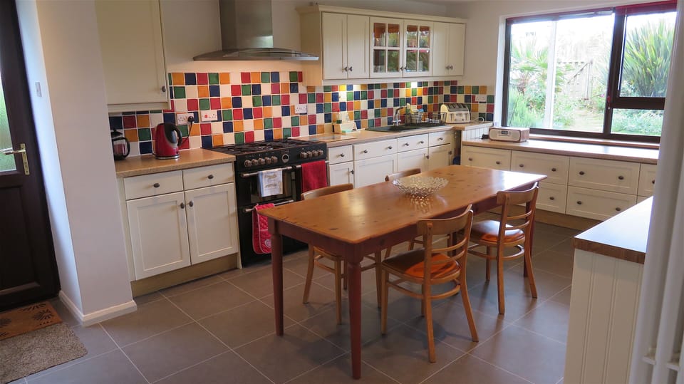 The large well equipped  kitchen.