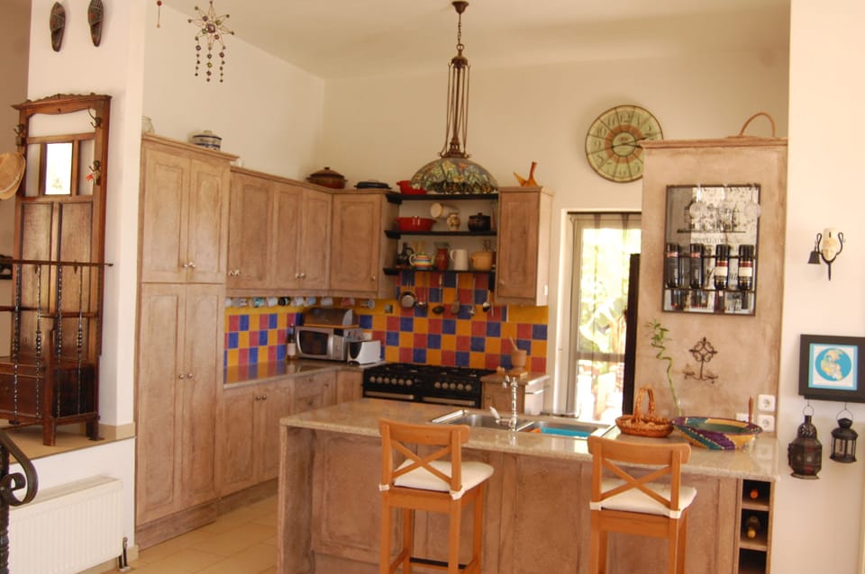 well equipped kitchen