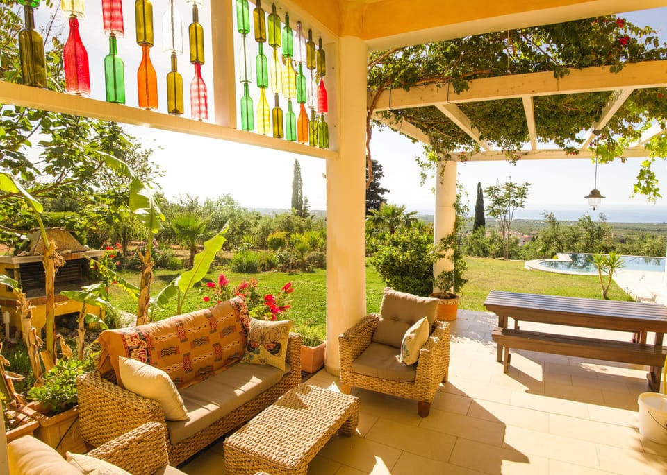 one of the many terraces