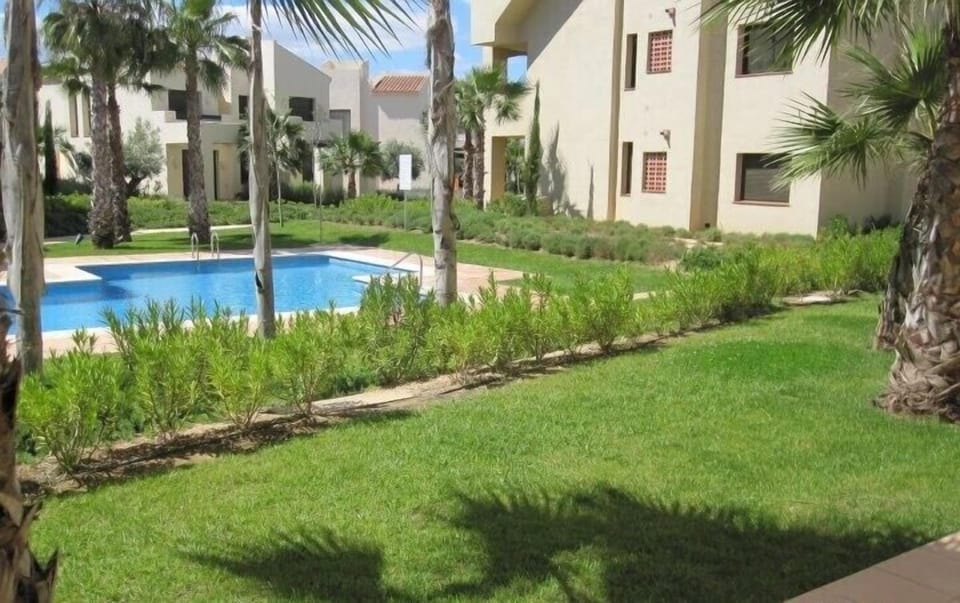 View from patio towards golf course
