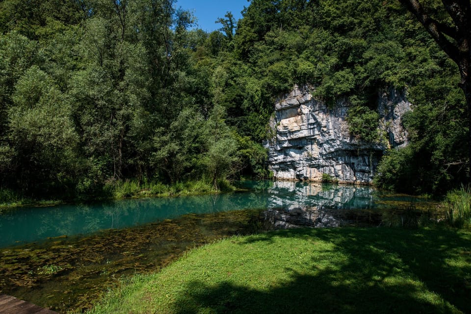 Spring of Krupa River, 10 km away
