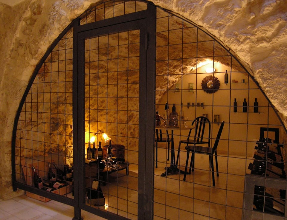 Wine cellar and Local products available