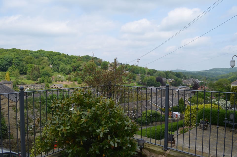 a view from the front terrace area