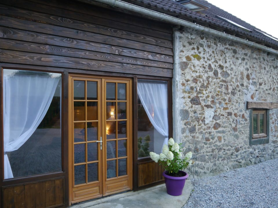 Entrance to gite from the car park
