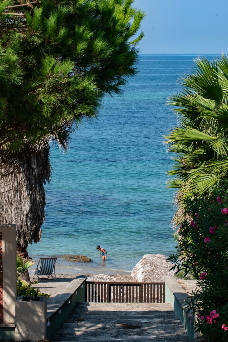 The beach of the house in 2018