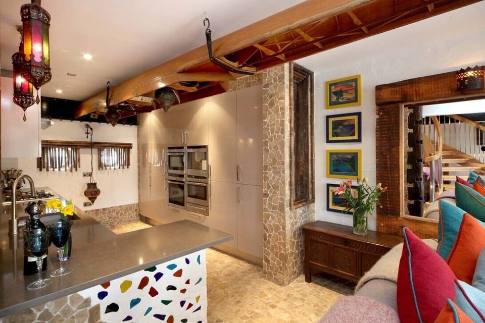 The well-equipped galley style kitchen - cook as much or as little as you like