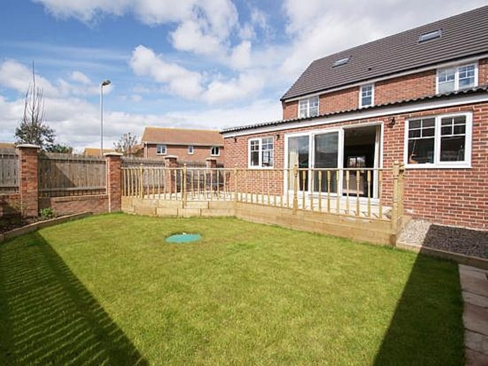 Back garden - perfect for a G&T after a long day out!