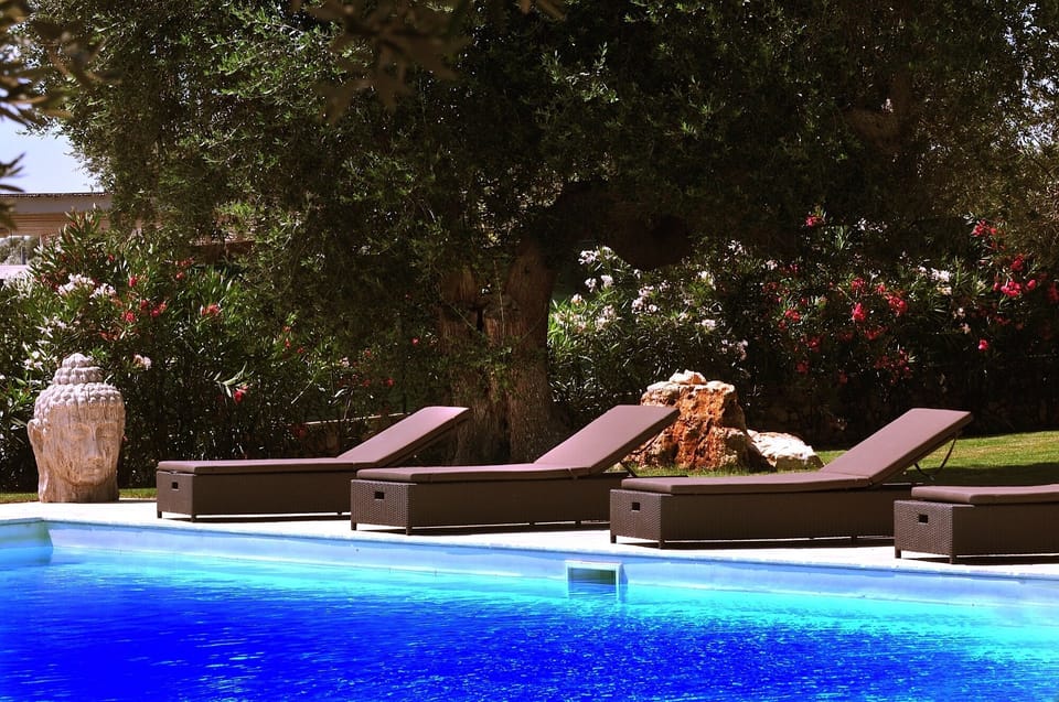 Tranquility by the pool