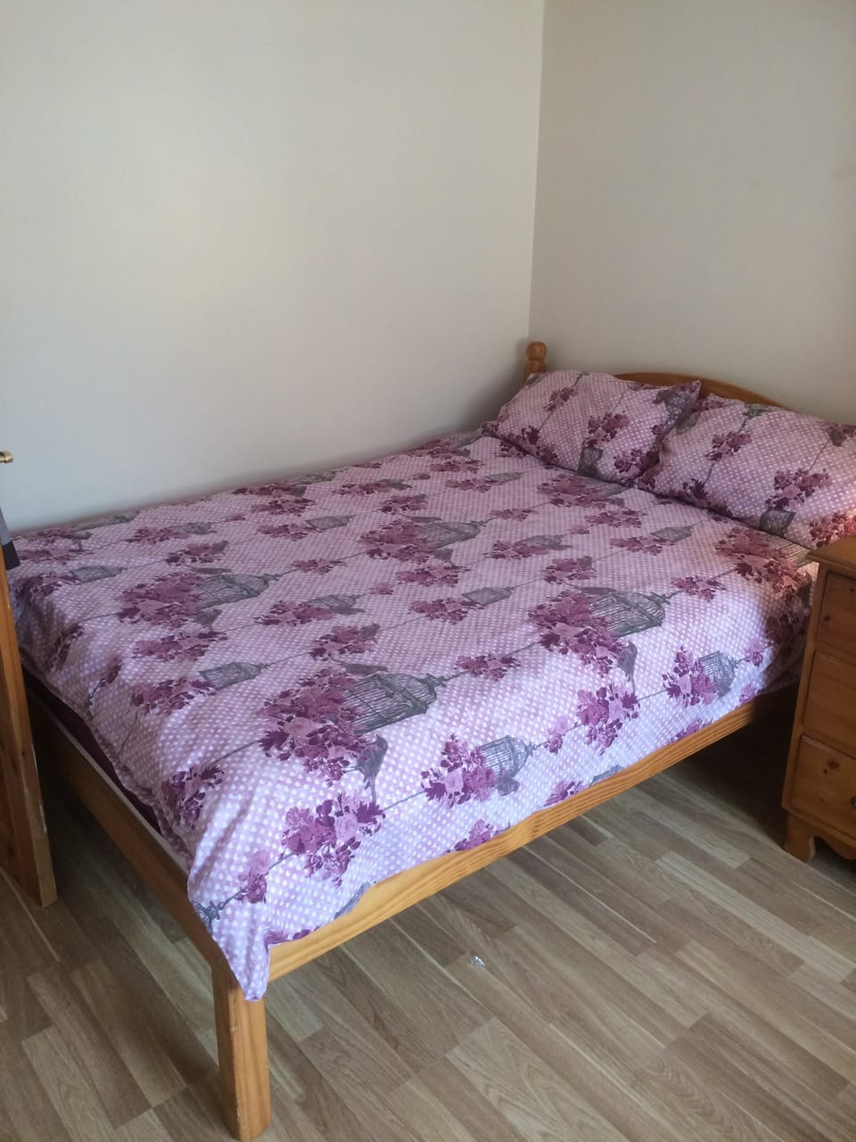 Double bed in Family room.