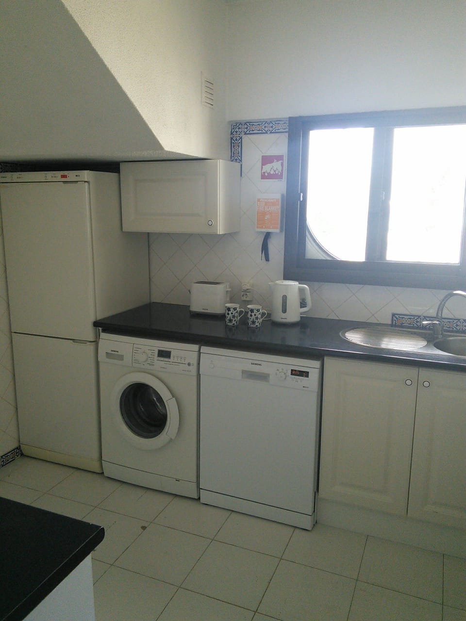 Kitchen - fridge/freezer, washing machine & dishwasher
