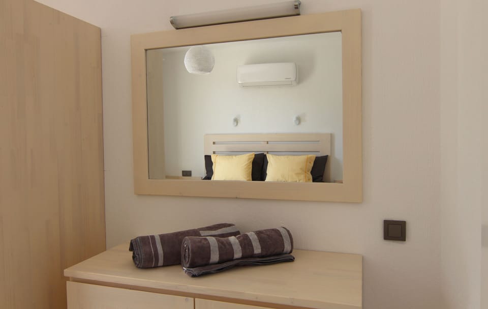 Bedroom storage and pool towels
