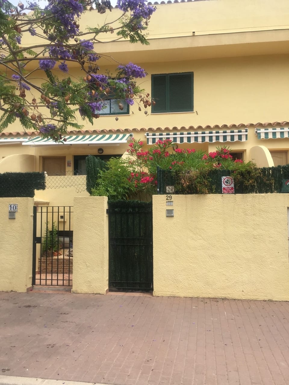 Entrance to house