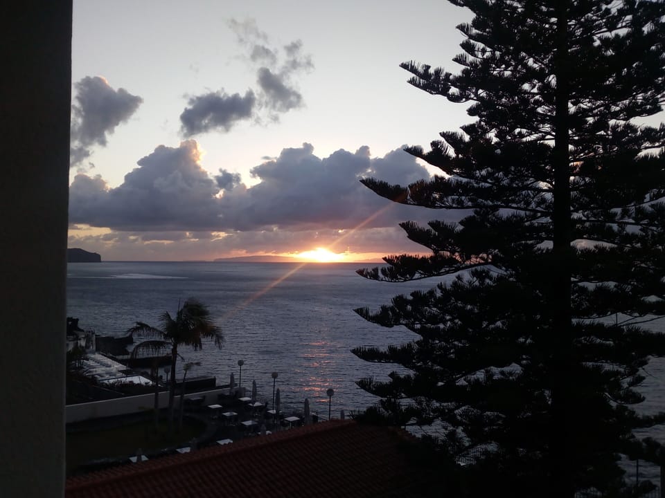 Sunrise from  left of the main balcony and bedrooms. 
